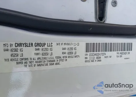 2014 Dodge Charger Police from USA, damaged, VIN 2C3CDXAG3EH172374